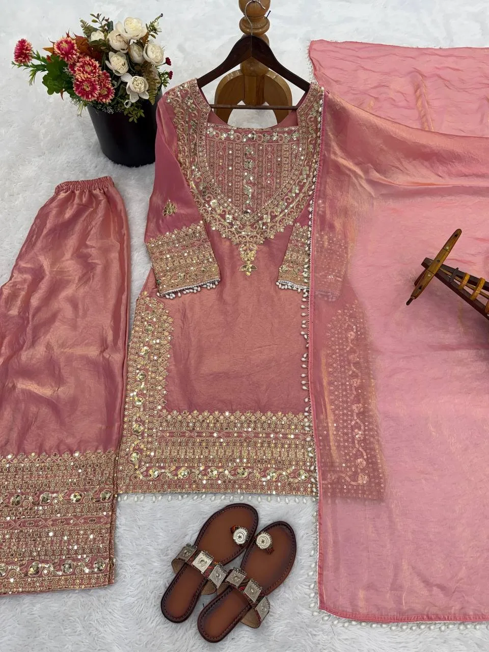 Baby Pink Dress for Women