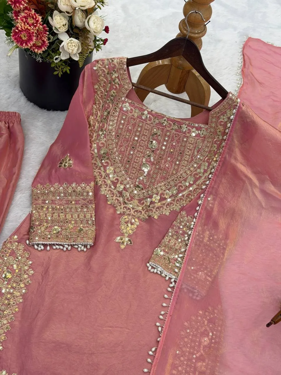 Baby Pink Dress for Women