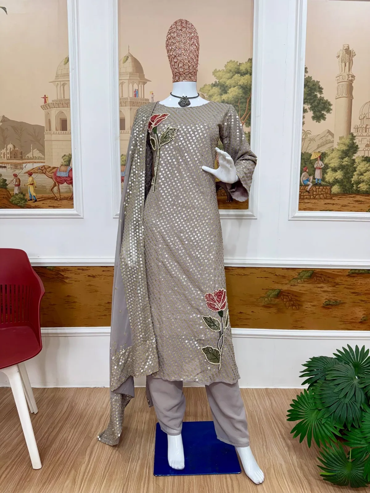 Eid Festive Special Readymade Straight Suit