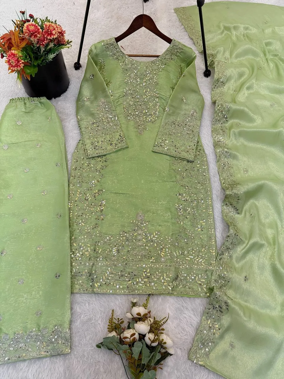 Eid Festival Pakistani Readymade Pista Dresses