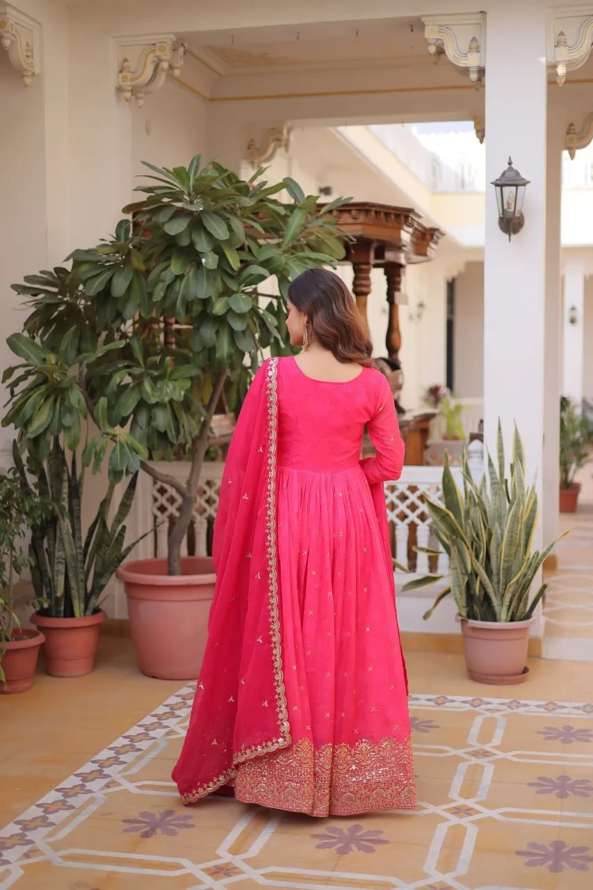 Festive Special Rani Anarkali Gown