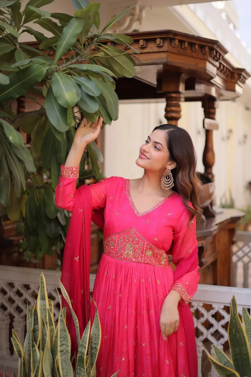 Festive Special Rani Anarkali Gown