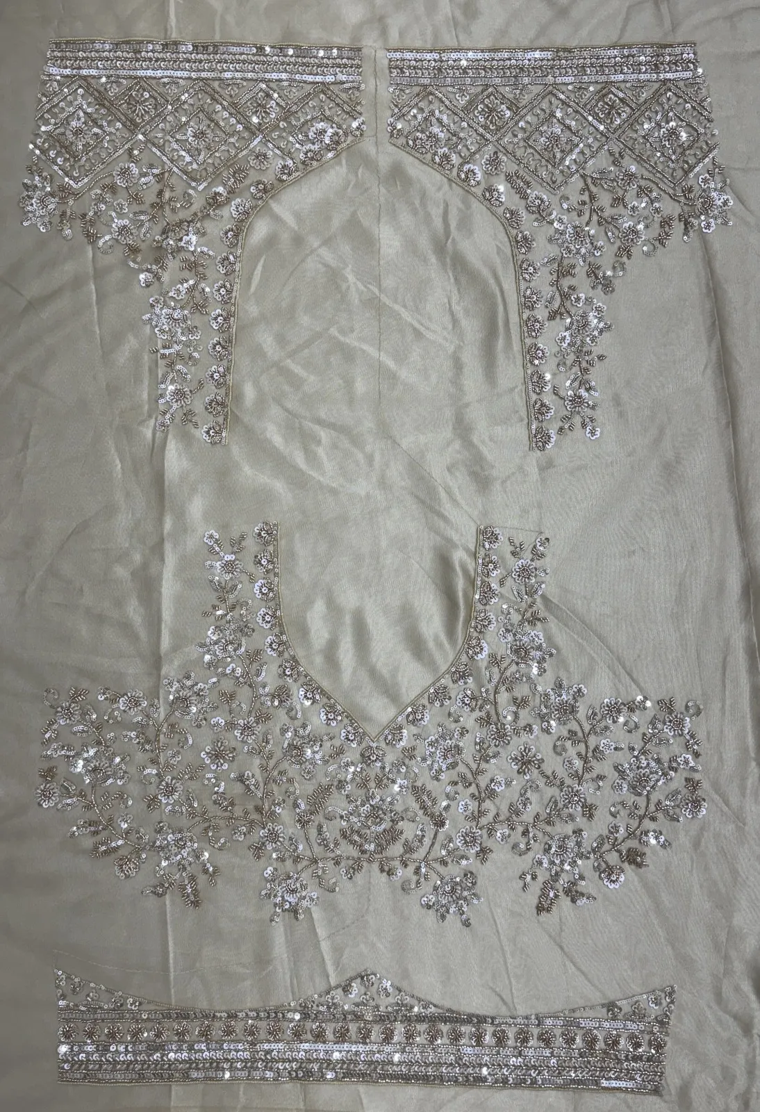 Golden Color Handwork Bridal Lehenga Choli