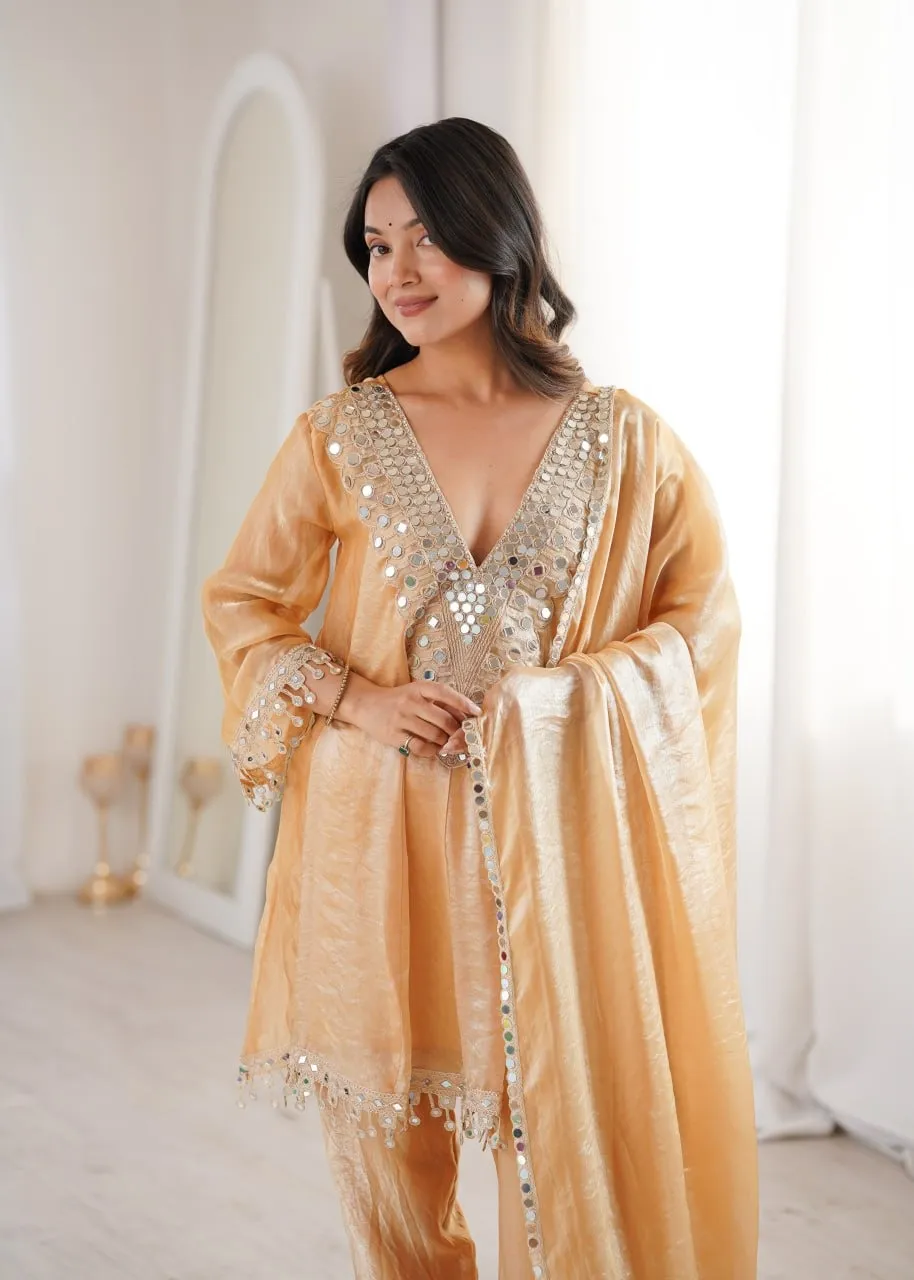 Mirror work Salwar Suit Set