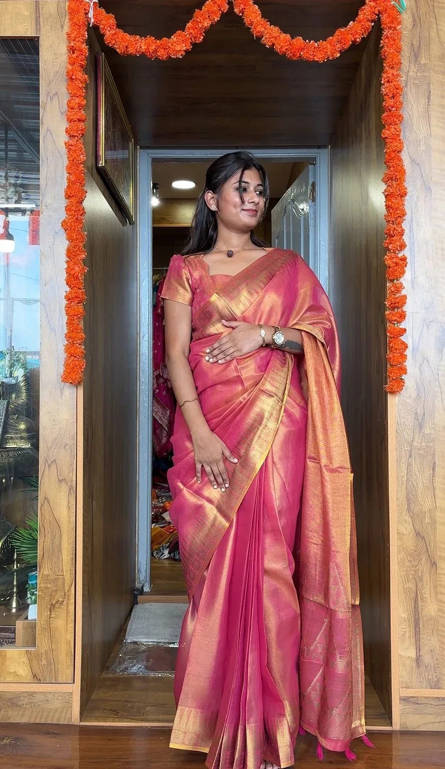 New Fancy Zip and Go Saree