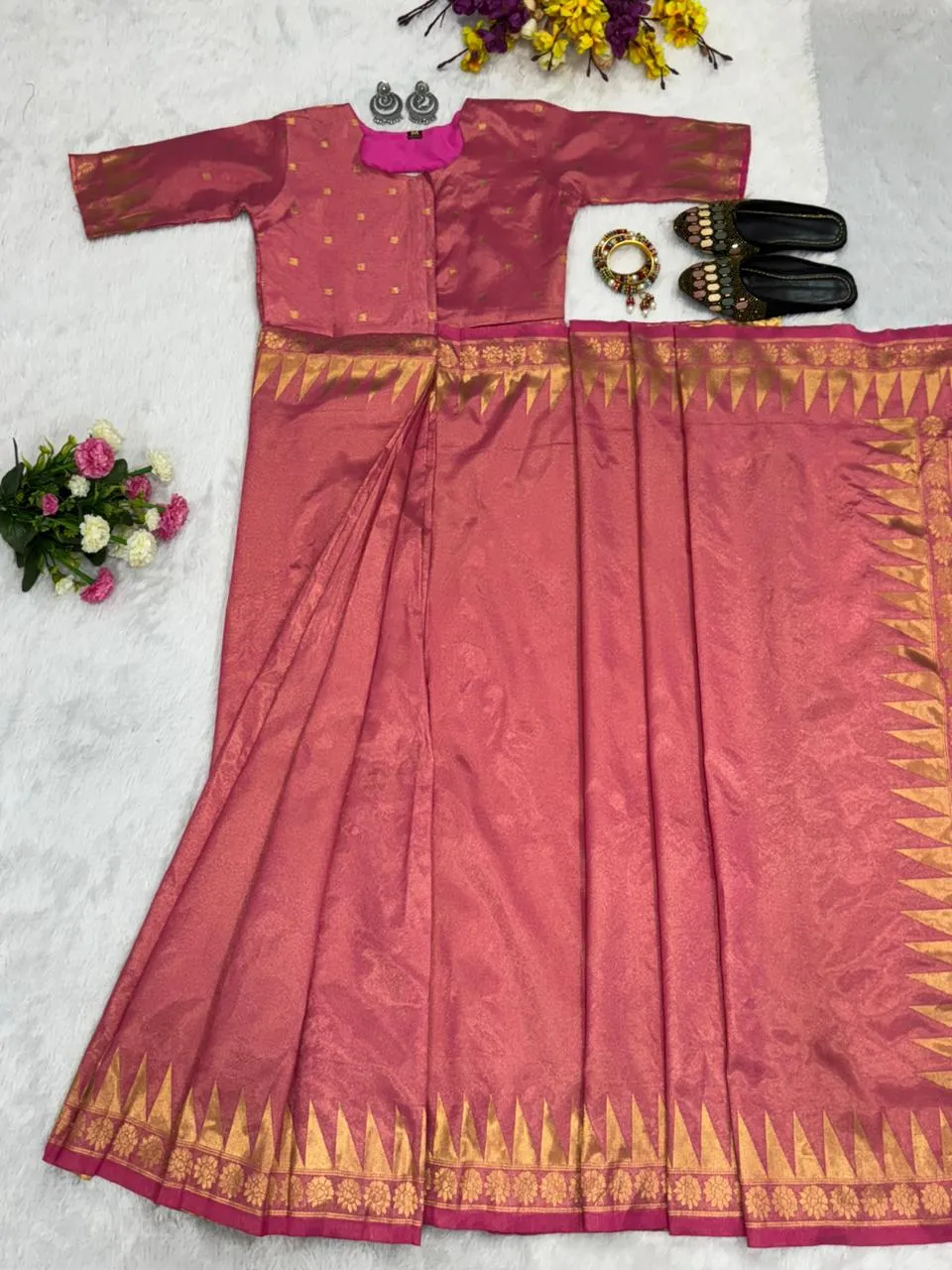 New Fancy Zip and Go Saree