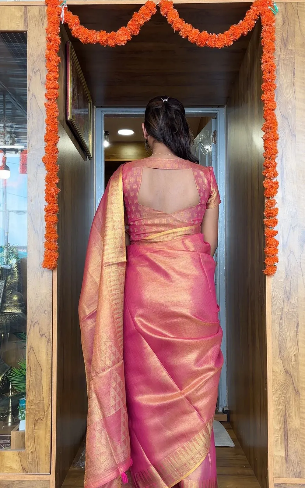 New Fancy Zip and Go Saree