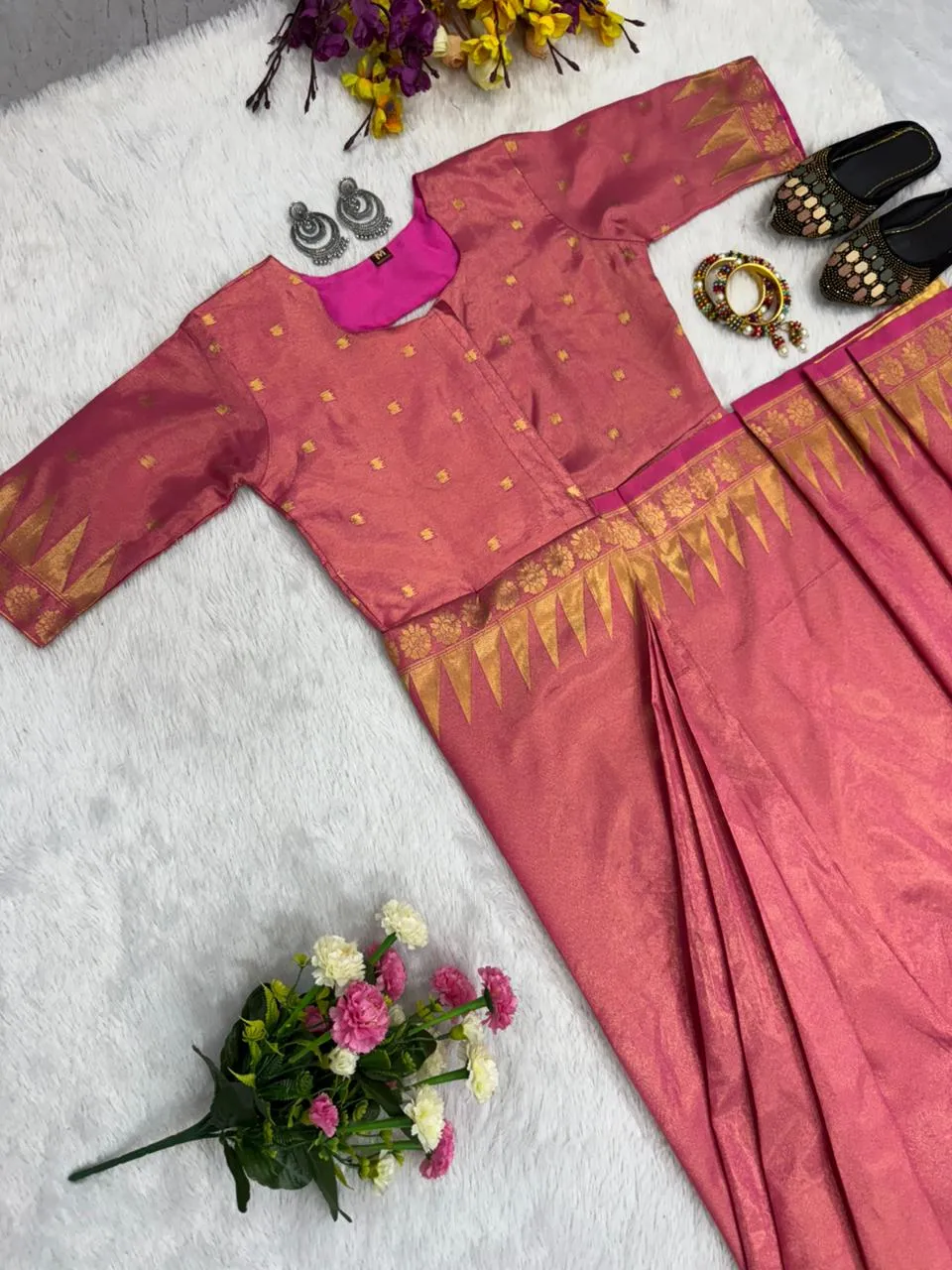New Fancy Zip and Go Saree