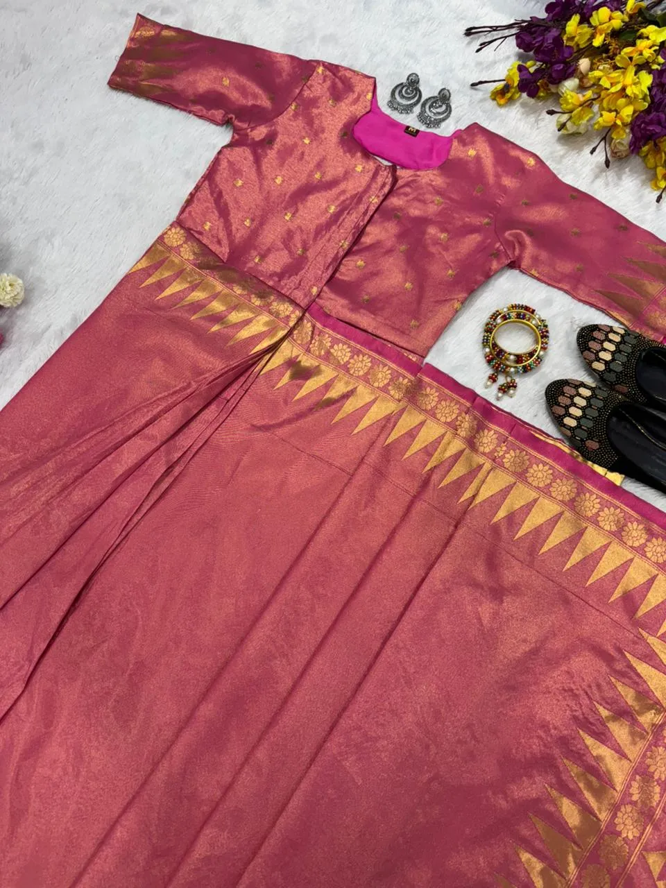 New Fancy Zip and Go Saree