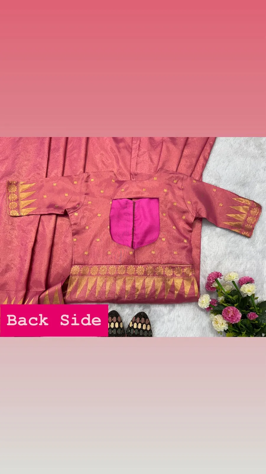 New Fancy Zip and Go Saree