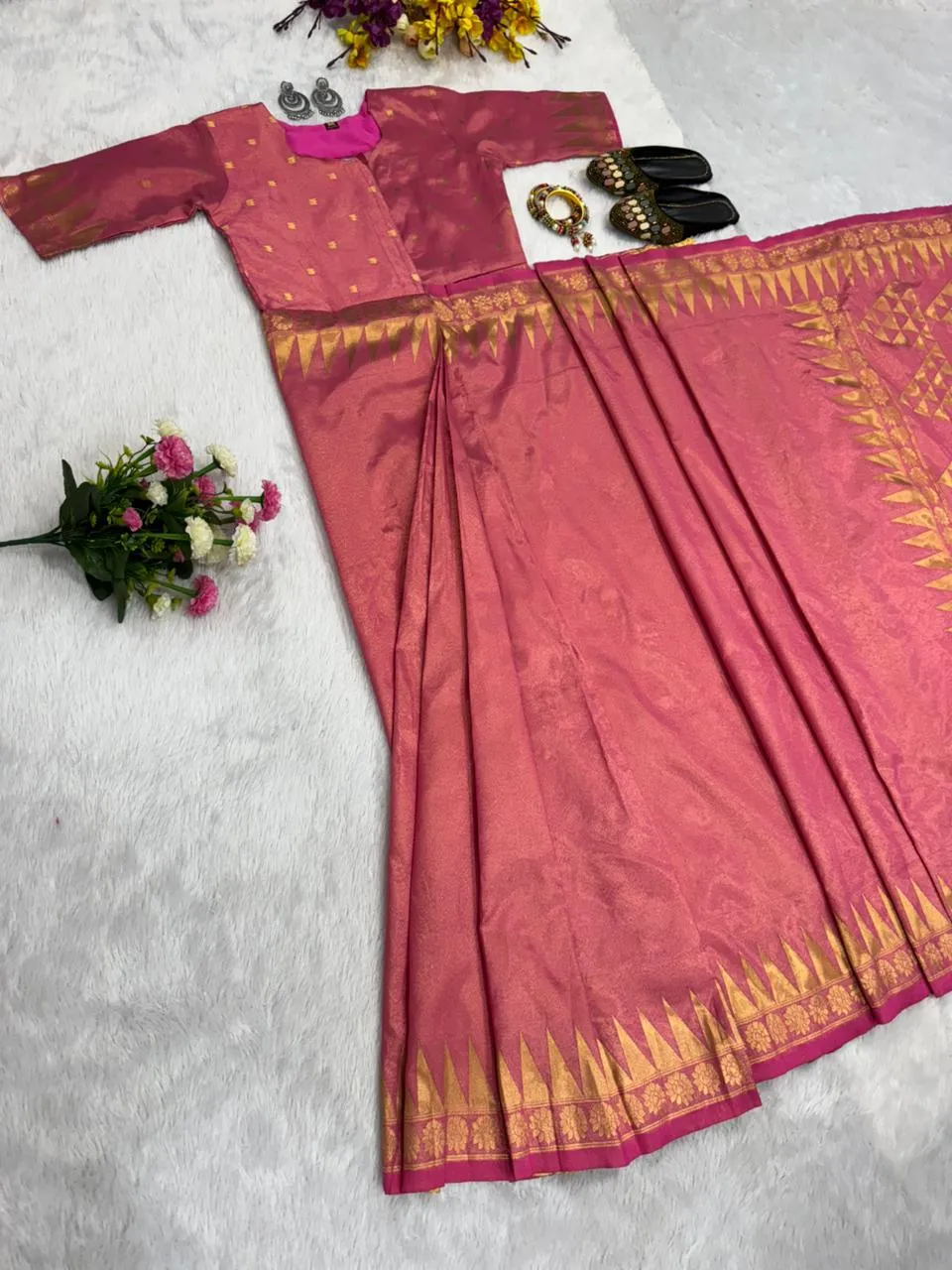 New Fancy Zip and Go Saree
