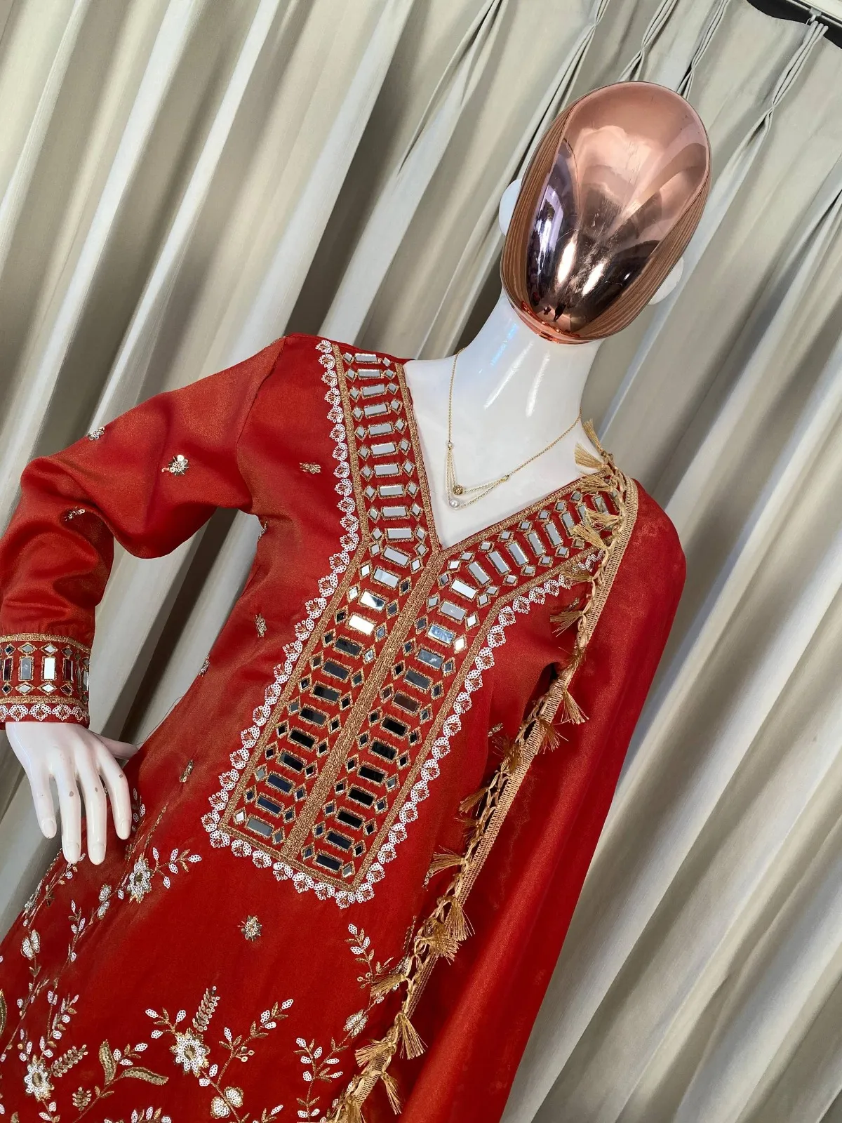 Orange Color Designer Readymade Plazzo Salwar