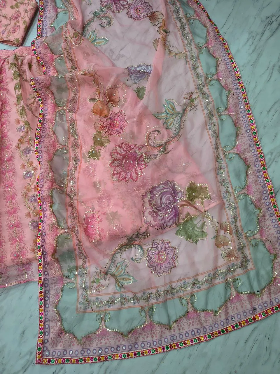 Bollywood Vaani Kapoor Inspired Pink Lehenga