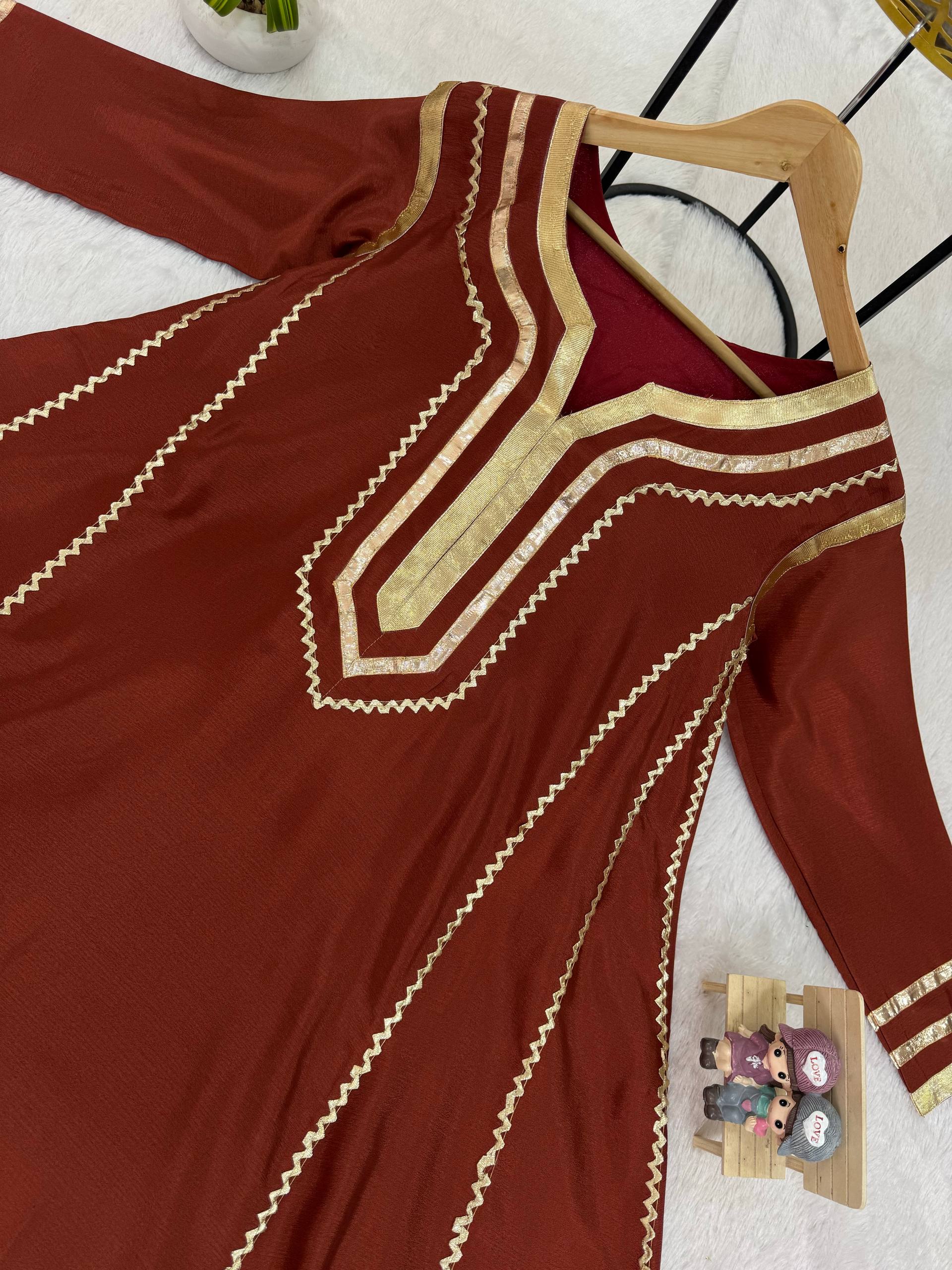 Celebrity Inspired Trending Brown Co ord Set