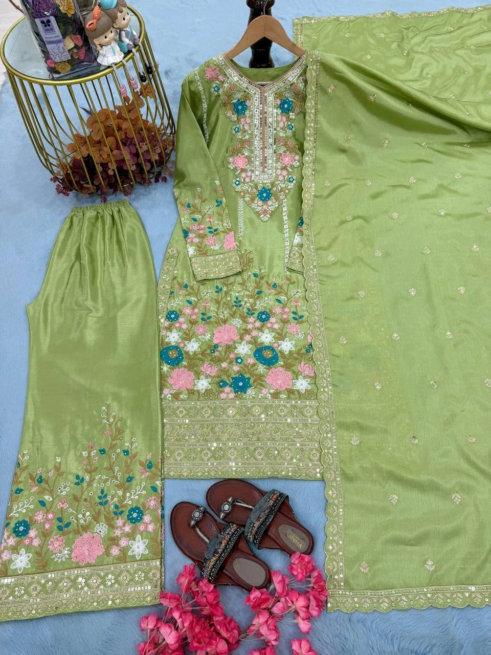 Pista Pakistani salwar Suit Set