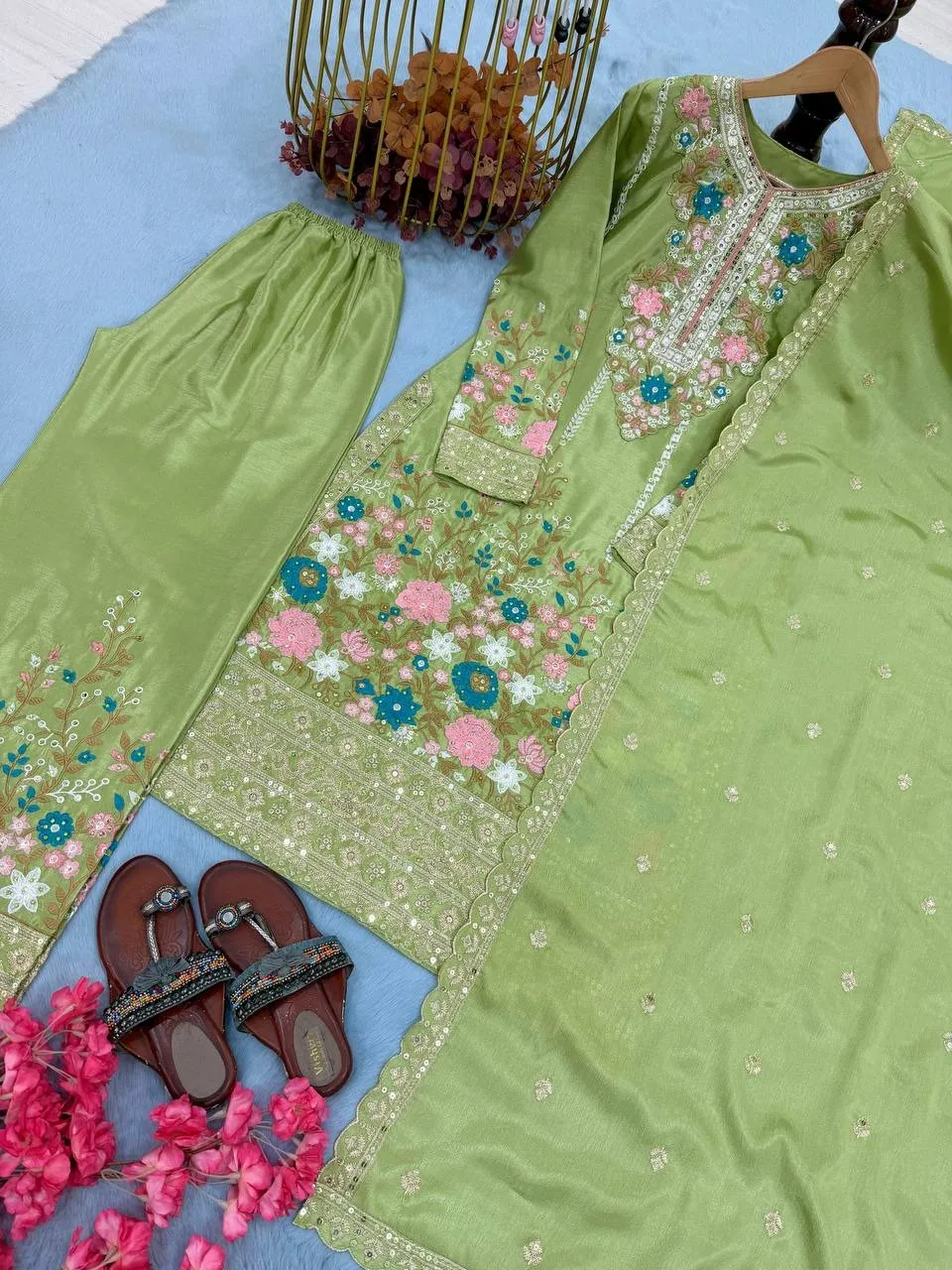 Pista Pakistani salwar Suit Set