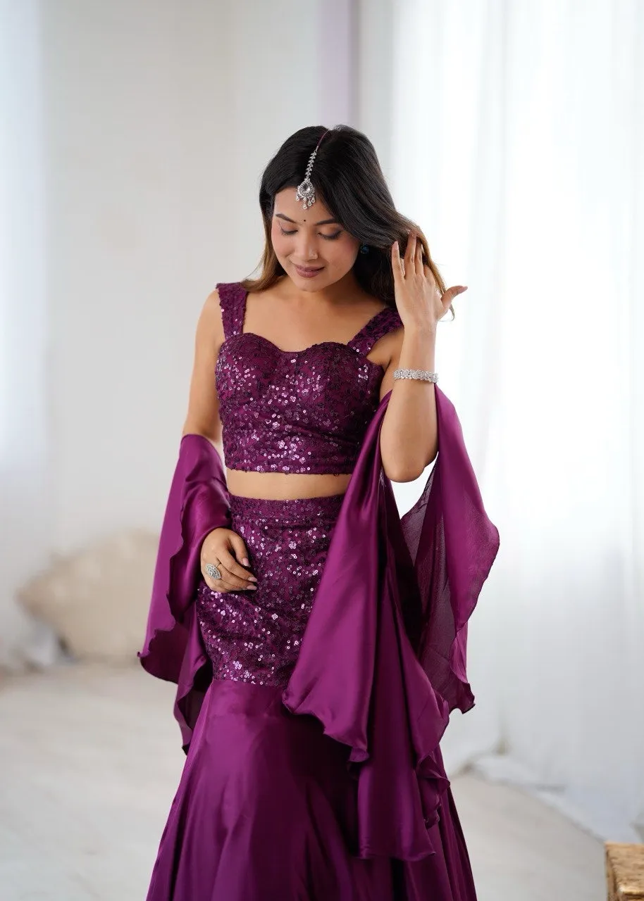Readymade Fish Cut Lehenga for Wedding