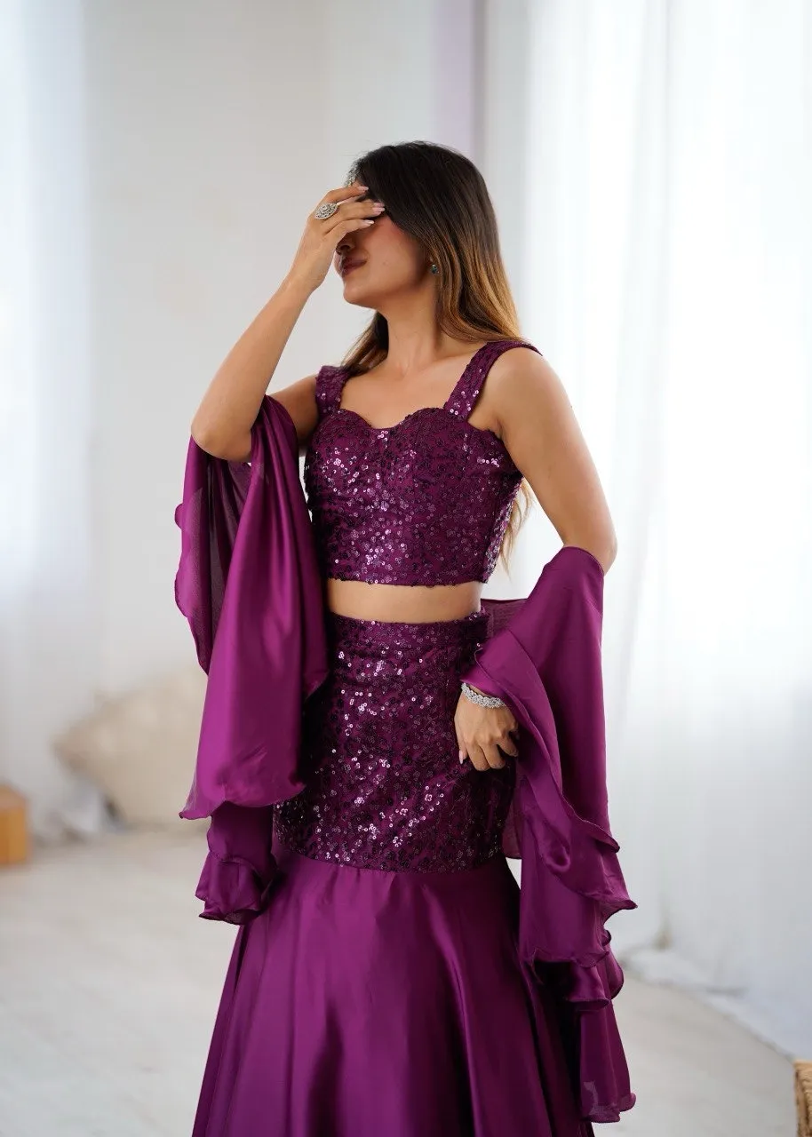 Readymade Fish Cut Lehenga for Wedding