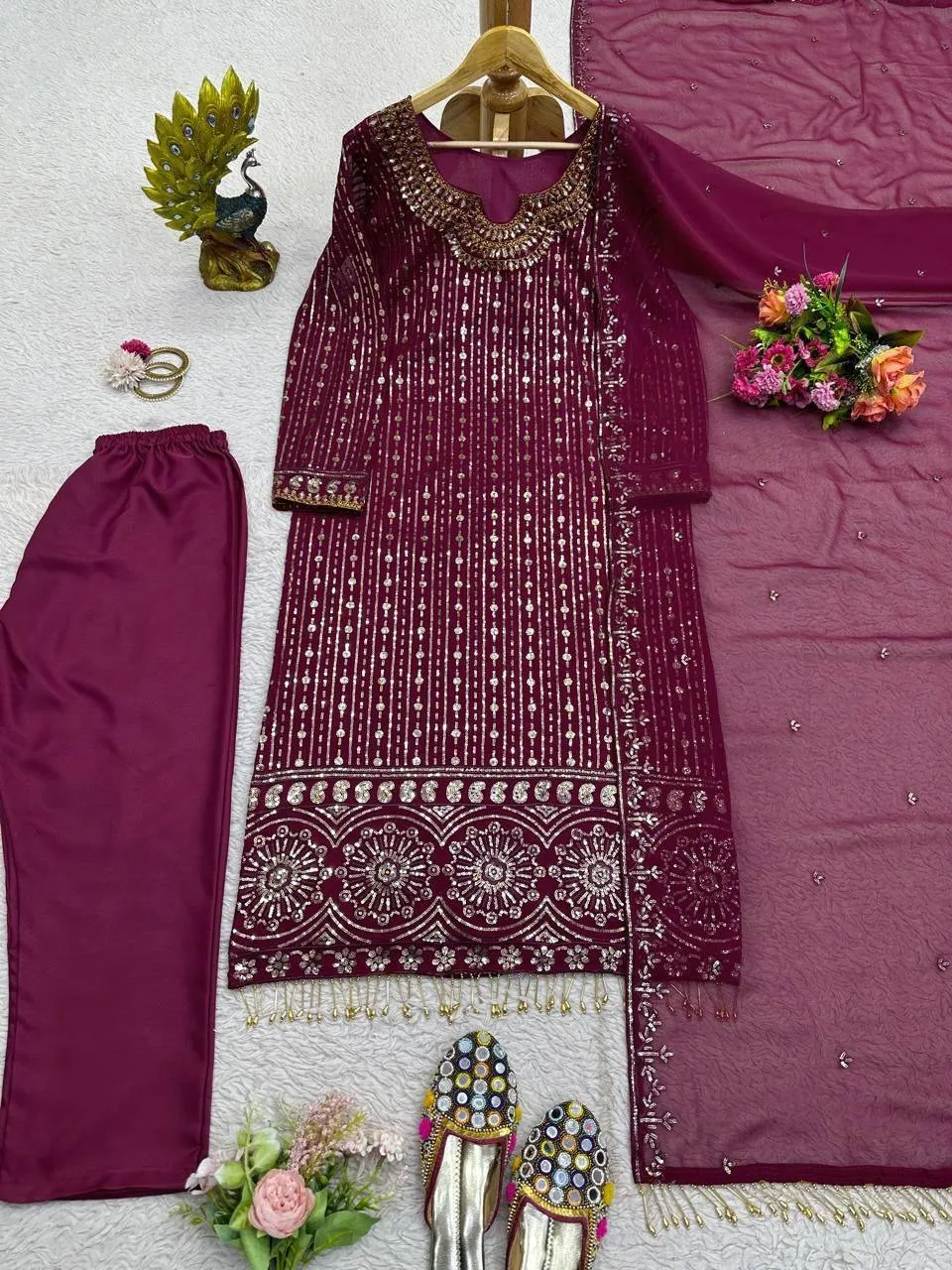 Readymade Straight Purple Suit