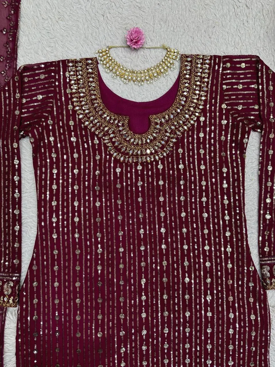 Readymade Straight Purple Suit