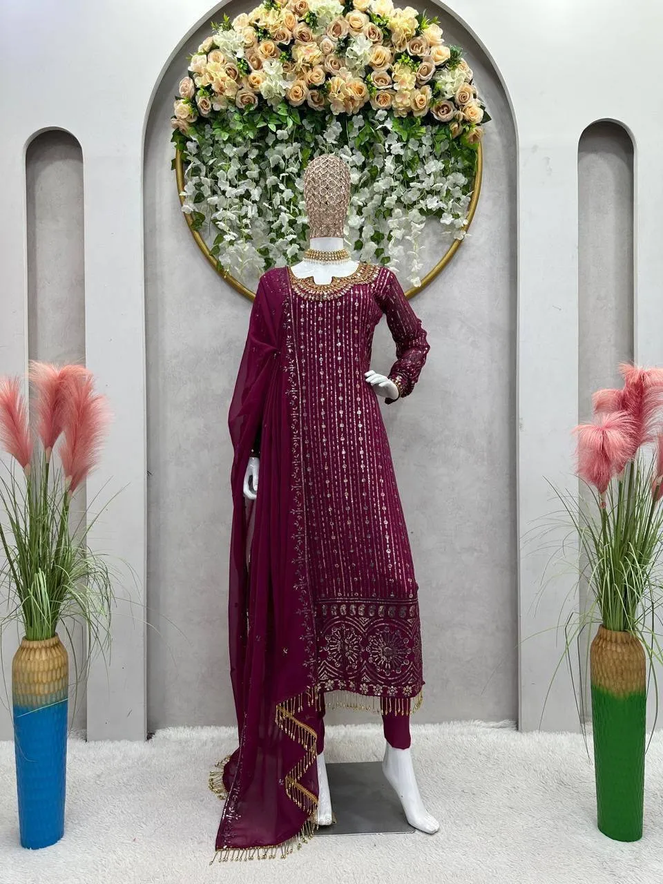 Readymade Straight Purple Suit