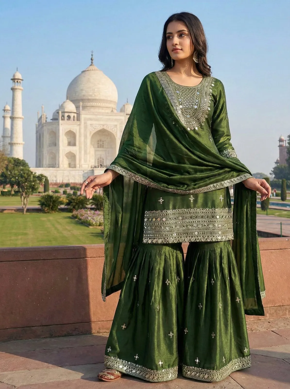 Eid Special Pakistani Garara Salwar Suit