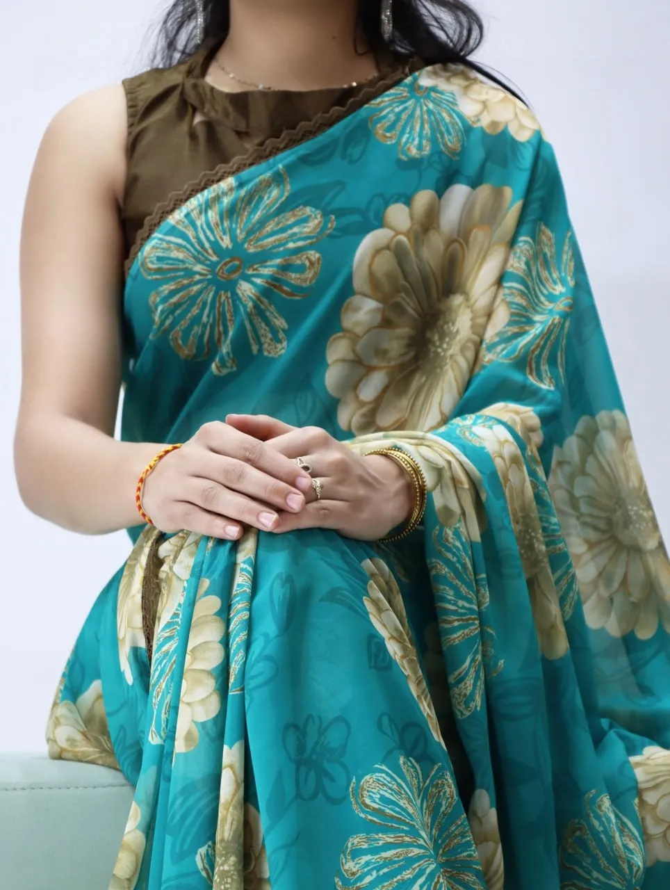 Floral Beautiful saree