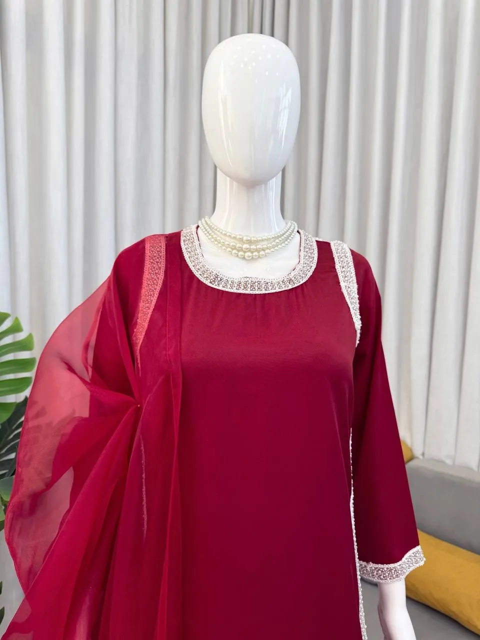 Hania Ameer Inspired Pink Color Readymade Suit
