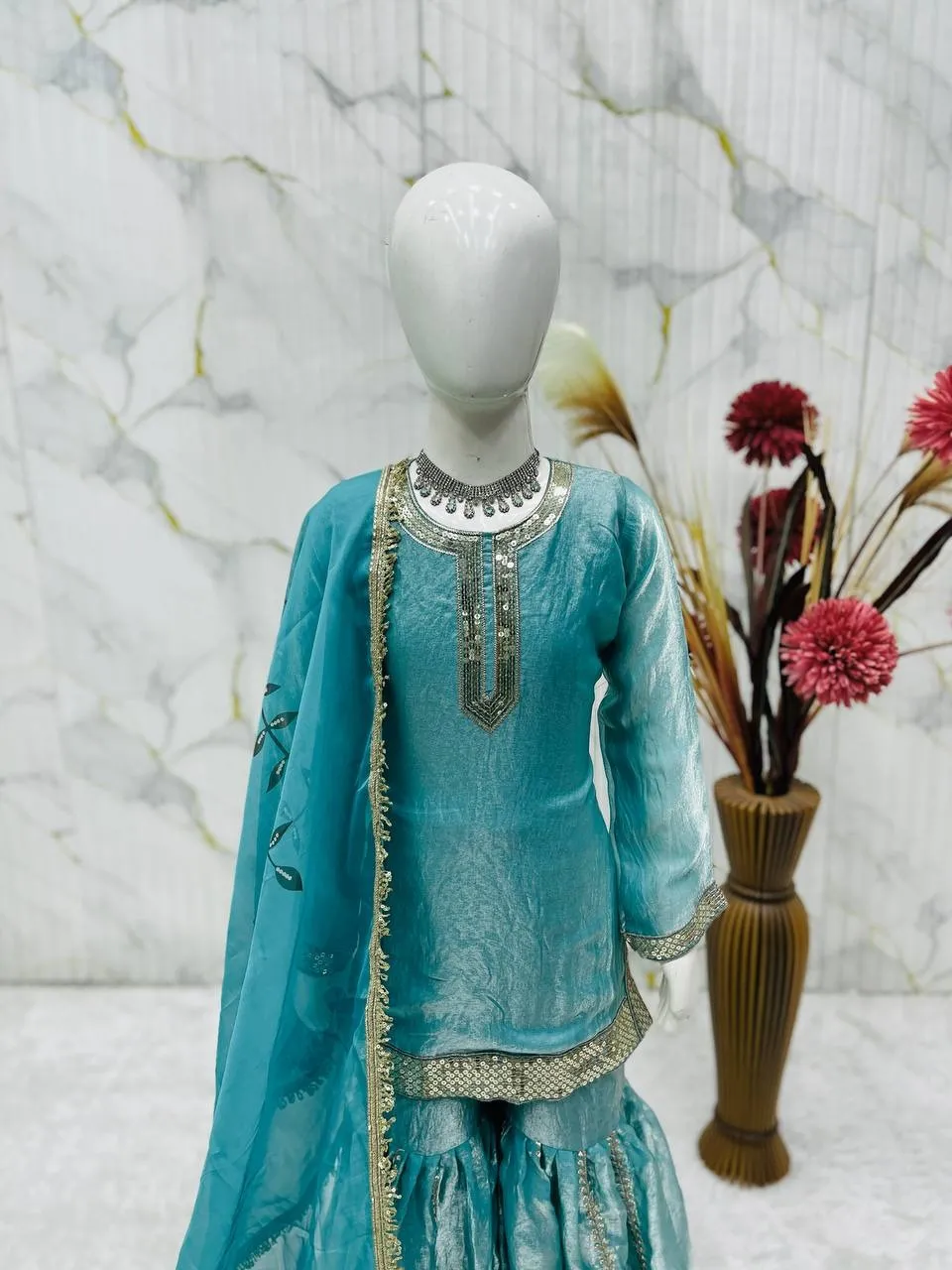 Kids Readymade Sharara Salwar Suit
