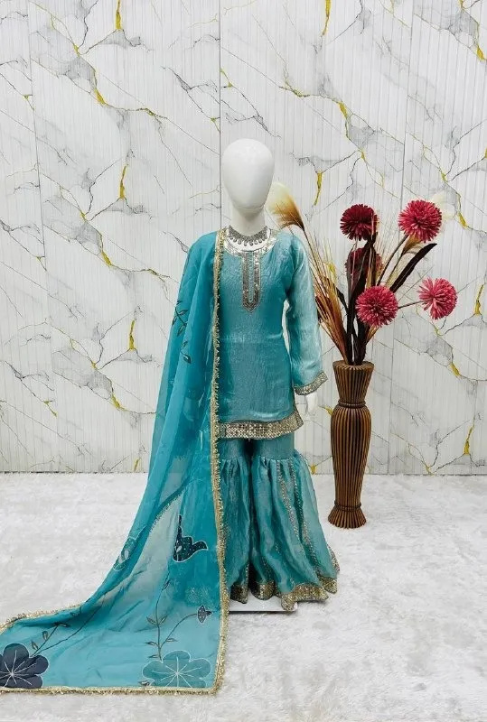 Kids Readymade Sharara Salwar Suit