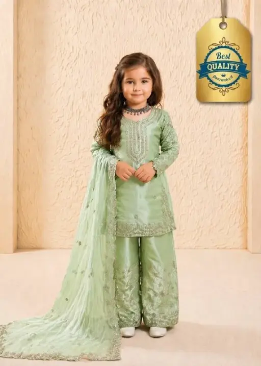 Pista Color Small Kids Readymade Dress