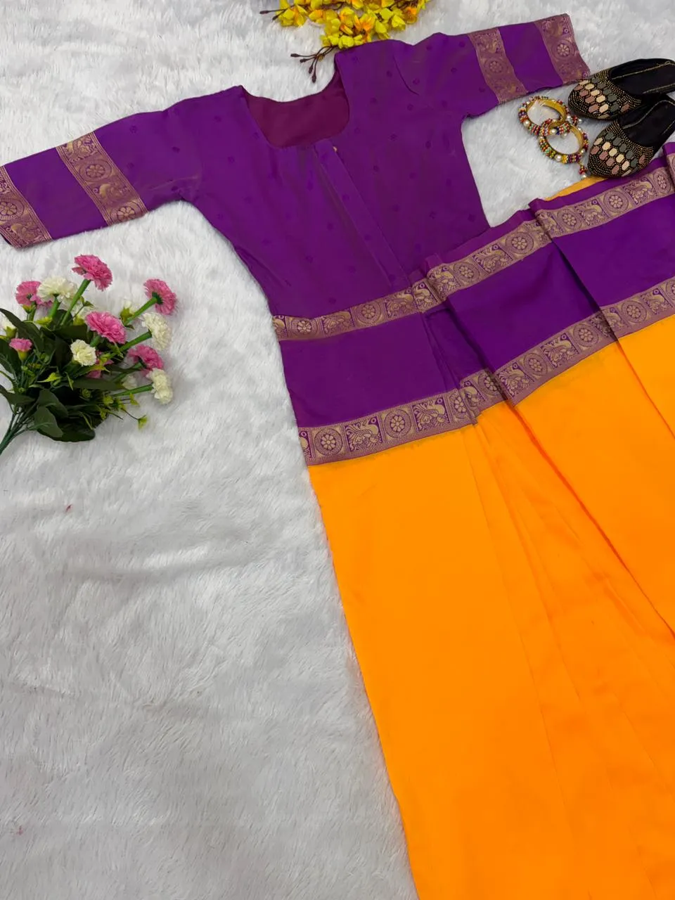 Mysore Silk Zip and Go Saree