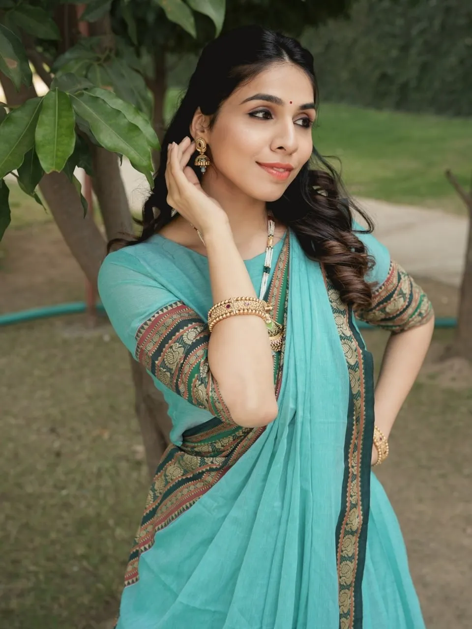 Sky Color Festive Special Lehenga Choli Under 2500