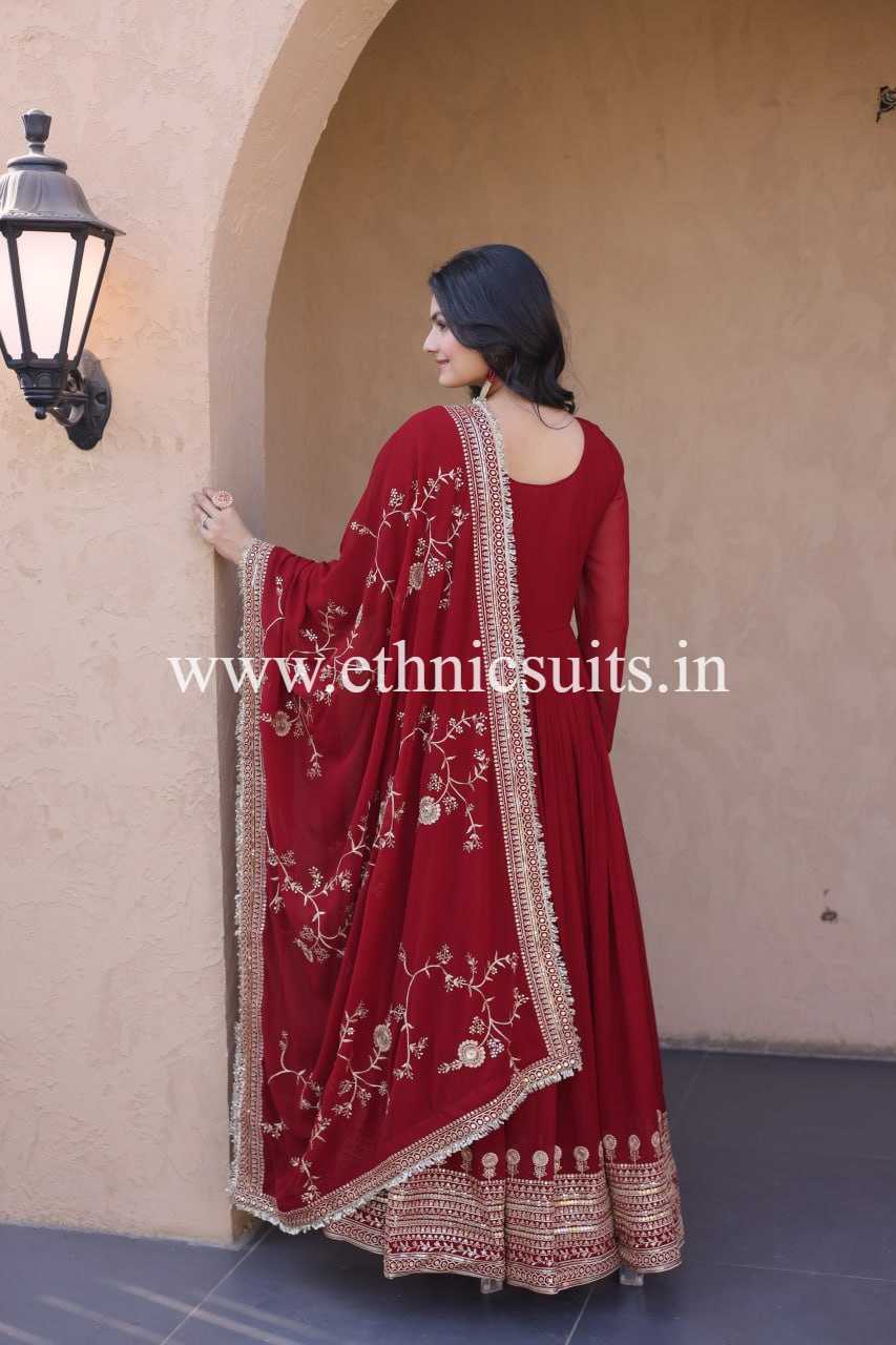 Trending Red Anarkali Suit