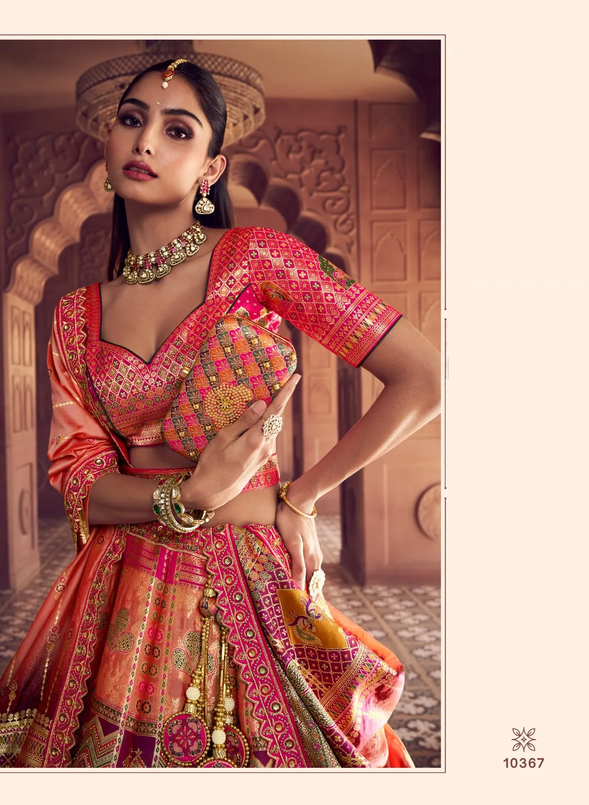 Banarasi Silk Bridal Lehenga for Wedding
