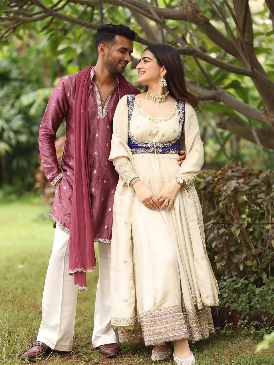 Bollywood Inspired Anarkali Suit with Koti Fashion