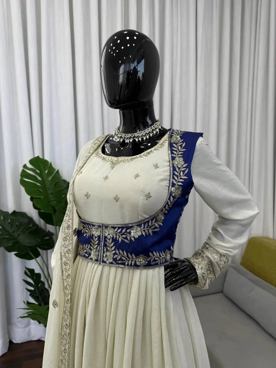 Bollywood Inspired Anarkali Suit with Koti Fashion