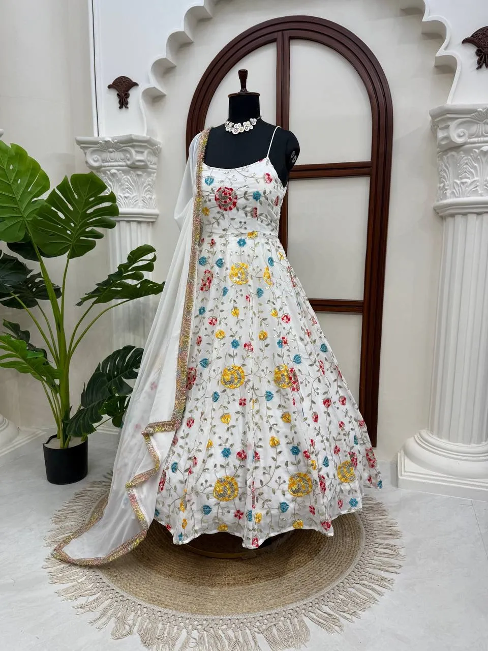 Bollywood Inspired Sleeveless Gown