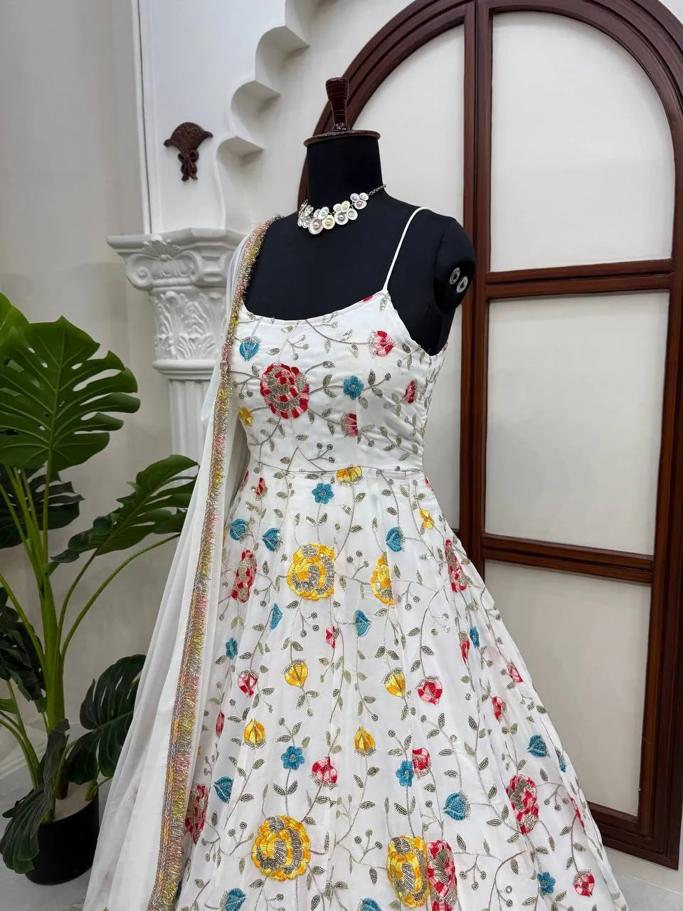 Bollywood Inspired Sleeveless Gown