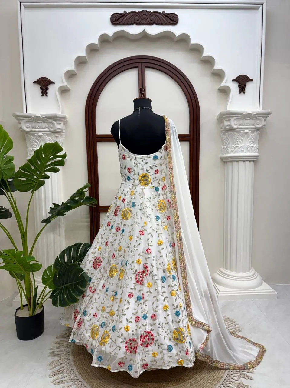 Bollywood Inspired Sleeveless Gown