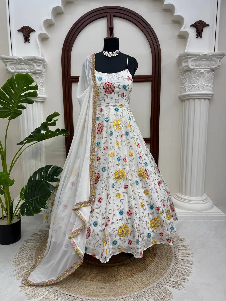 Bollywood Inspired Sleeveless Gown