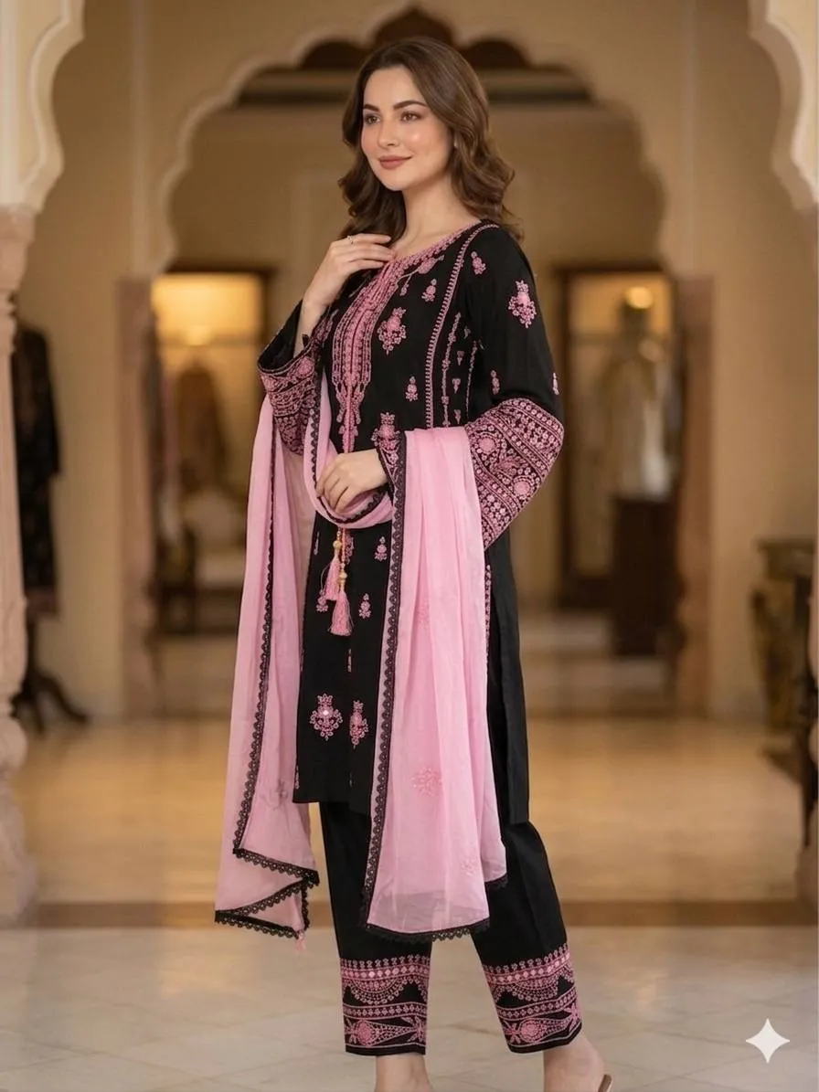 Hania Ameer Inspired Readymade Pakistani Suit