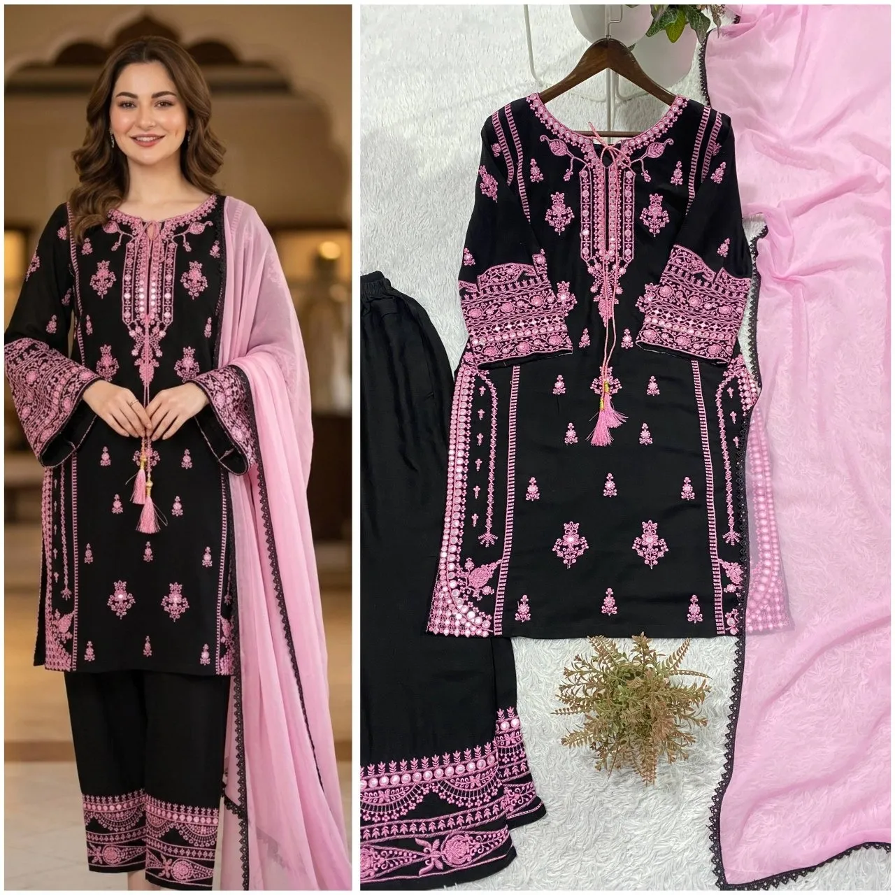 Hania Ameer Inspired Readymade Pakistani Suit