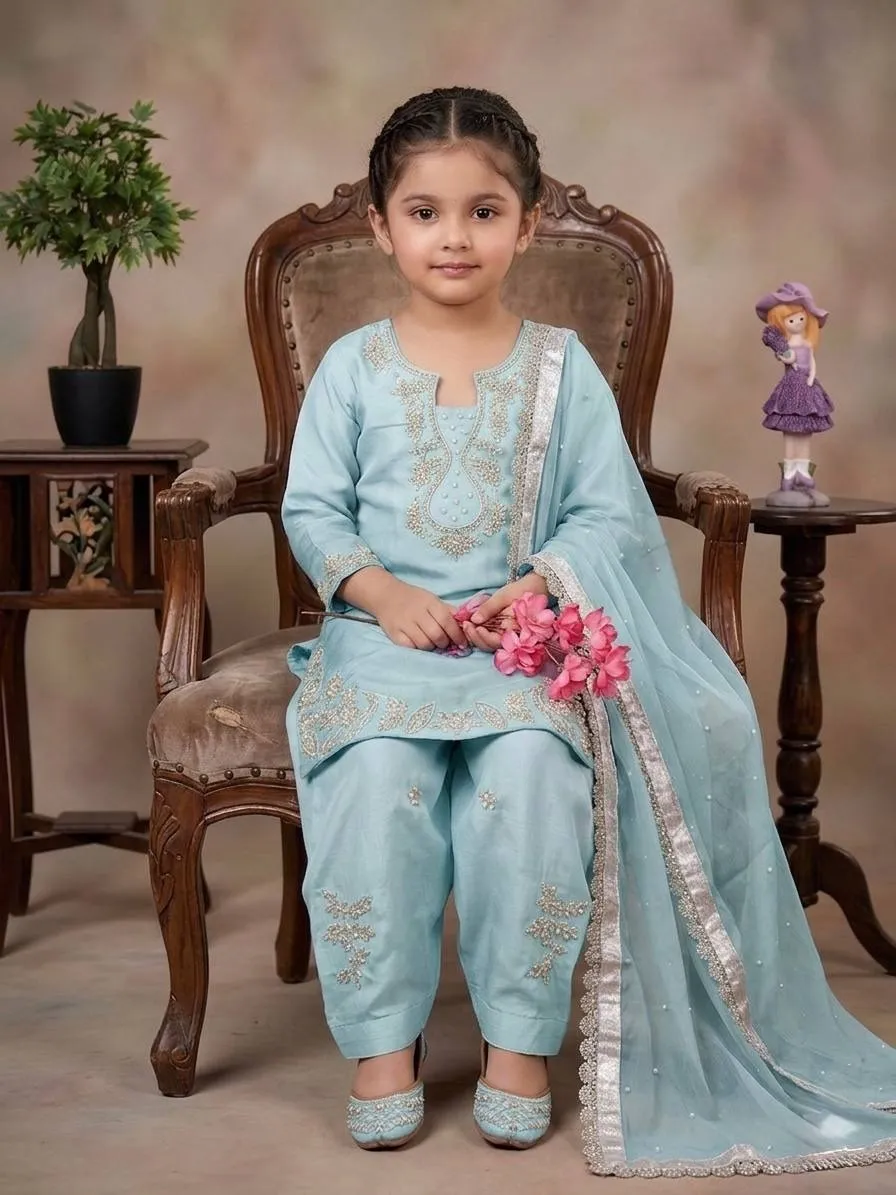 Matching Mother Daughter Farsi Salwar Suit