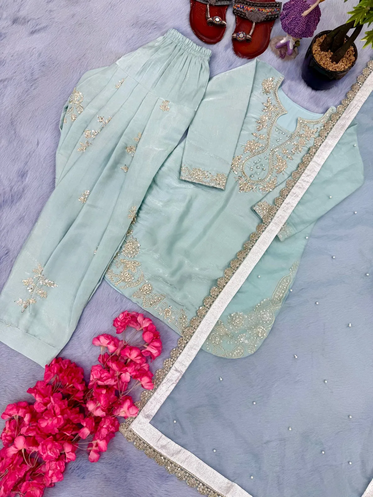 Matching Mother Daughter Farsi Salwar Suit