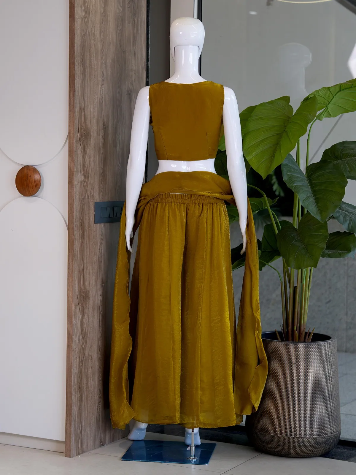 Mustard Yellow Stylish Indo Western