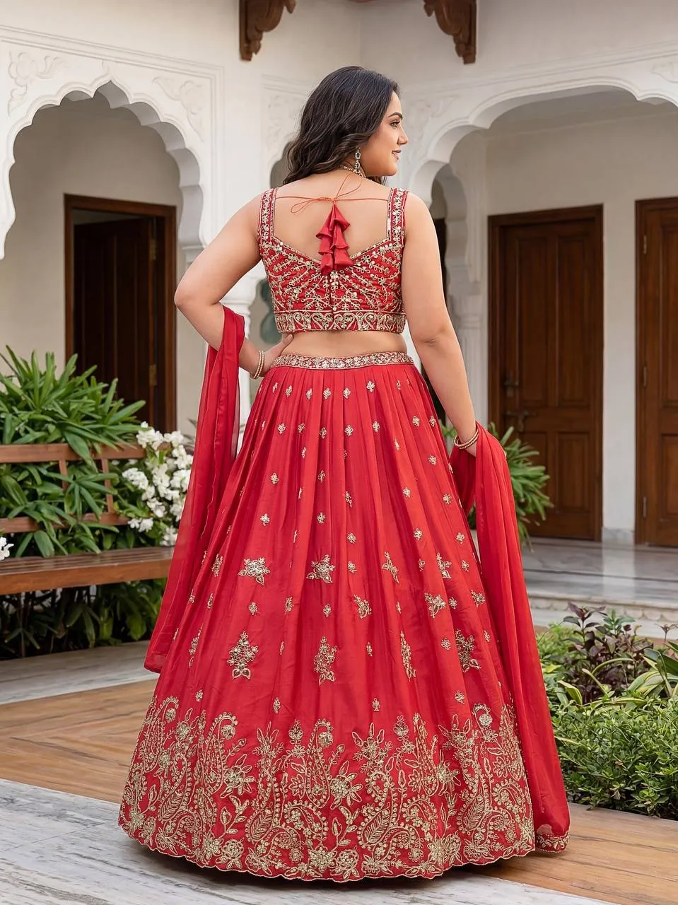 Plus Size Lehenga Blouse for Wedding