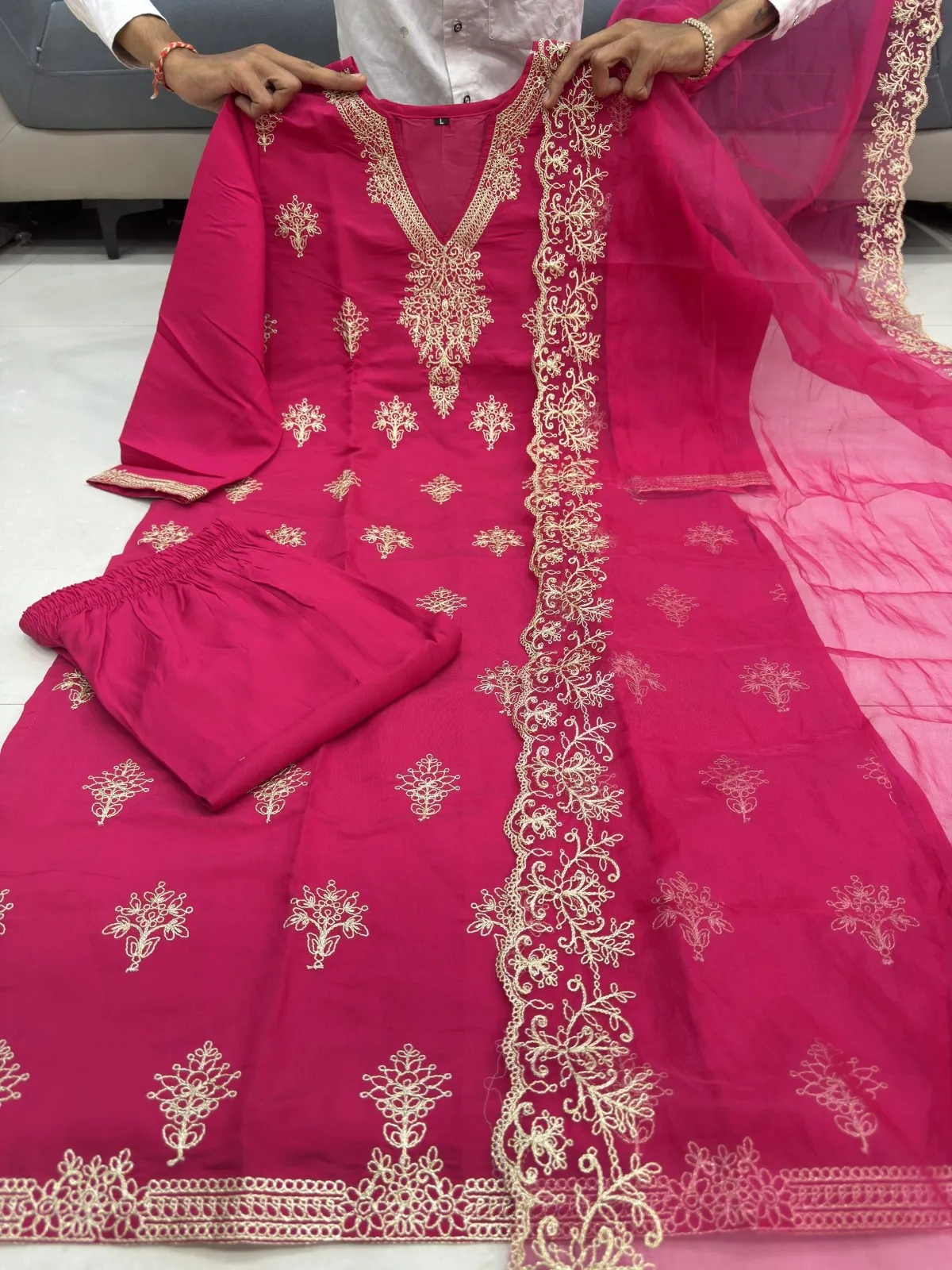 Rashmika Mandana Inspired Kurta Set