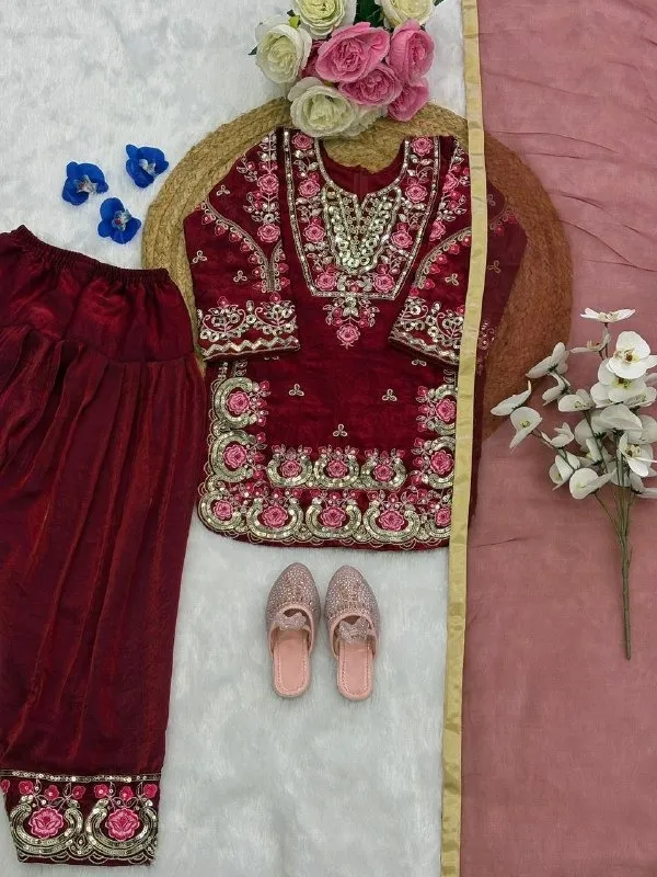 Small Girl Kid Farshi Salwar Suit