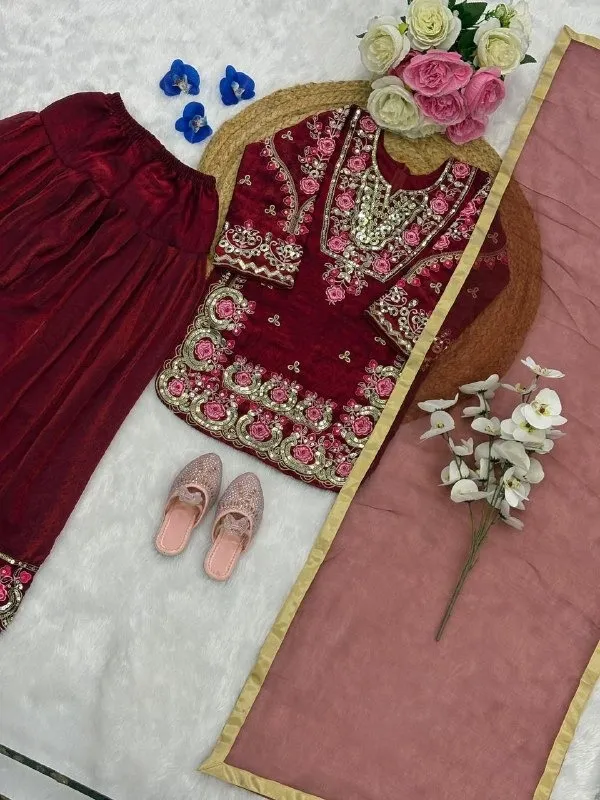 Small Girl Kid Farshi Salwar Suit
